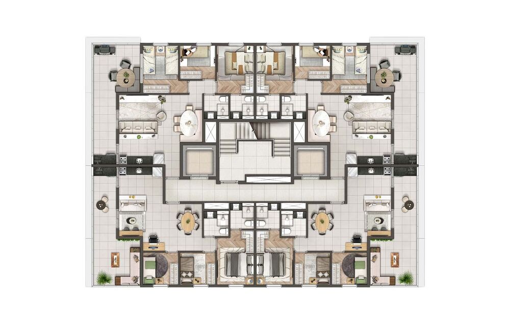 Apartamento, 2 quartos, 45 m² - Foto 3