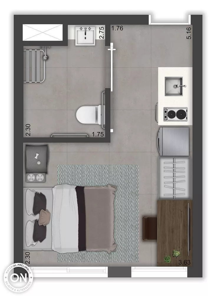 Apartamento, 3 quartos, 77 m² - Foto 4