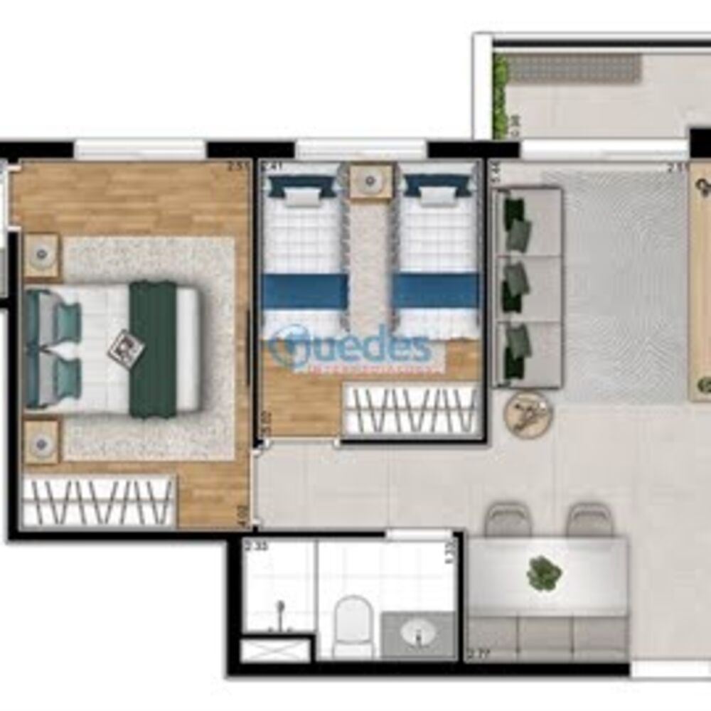 Apartamento, 2 quartos, 57 m² - Foto 12