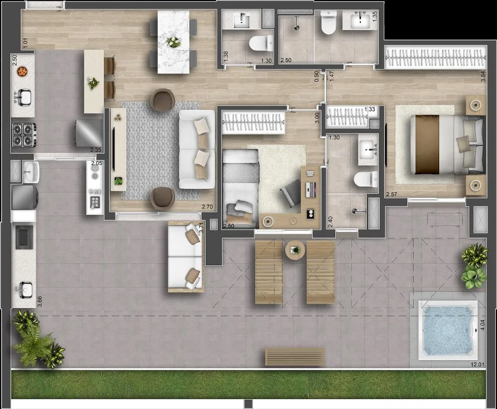 Apartamento, 3 quartos, 120 m² - Foto 6