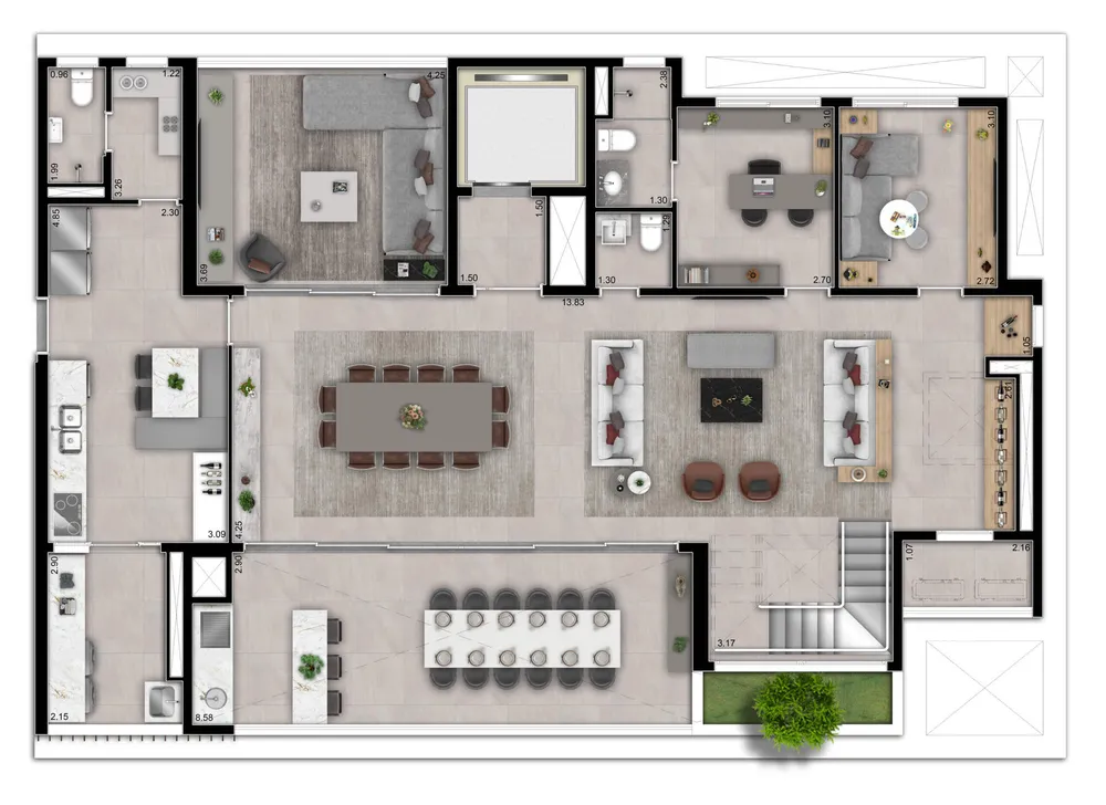 Apartamento, 3 quartos, 143 m² - Foto 11