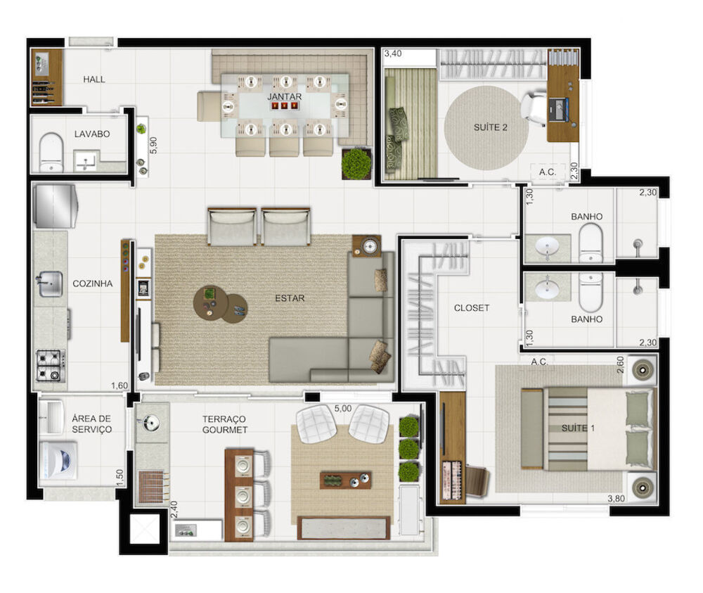 Casa, 2 quartos, 142 m² - Foto 5