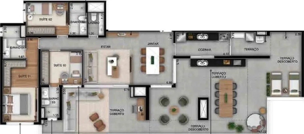 Apartamento, 3 quartos, 120 m² - Foto 11