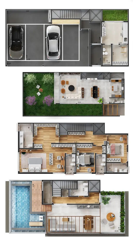 Casa de Condomínio, 3 quartos - Foto 3