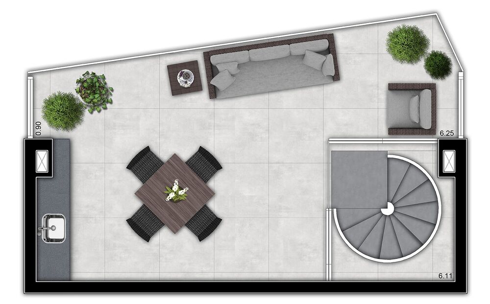Apartamento, 2 quartos, 156 m² - Foto 1