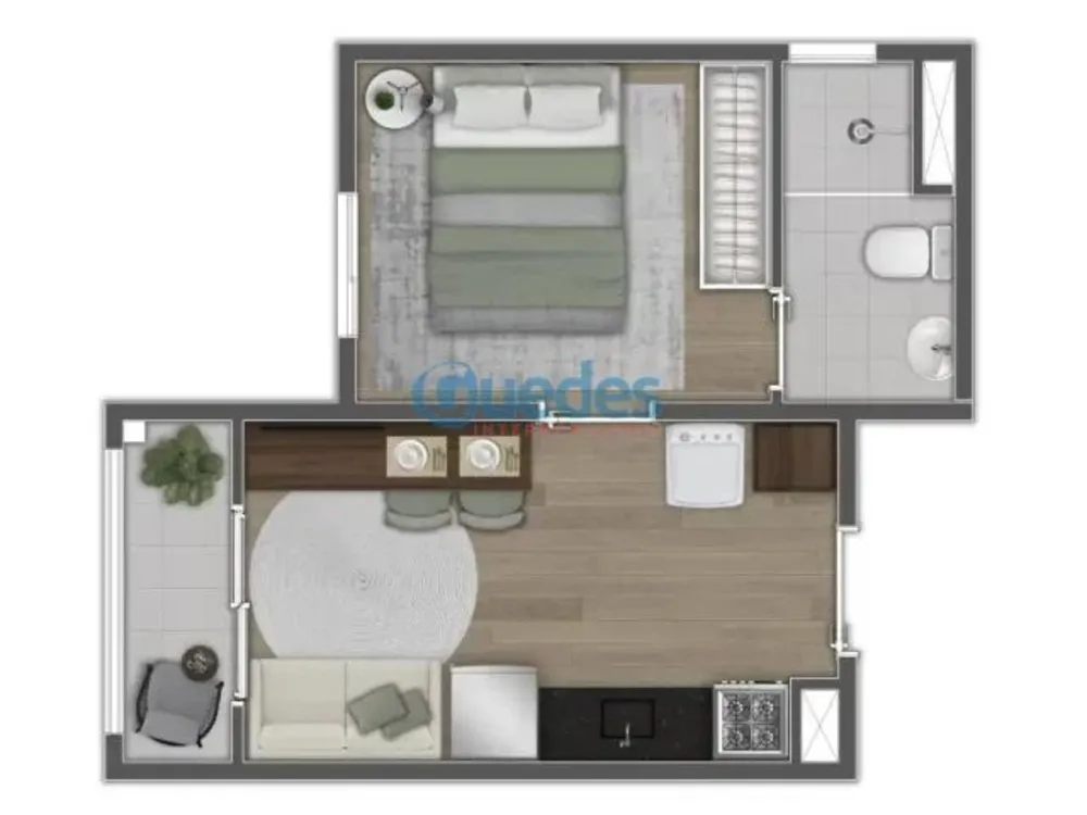 Apartamento, 2 quartos, 34 m² - Foto 14