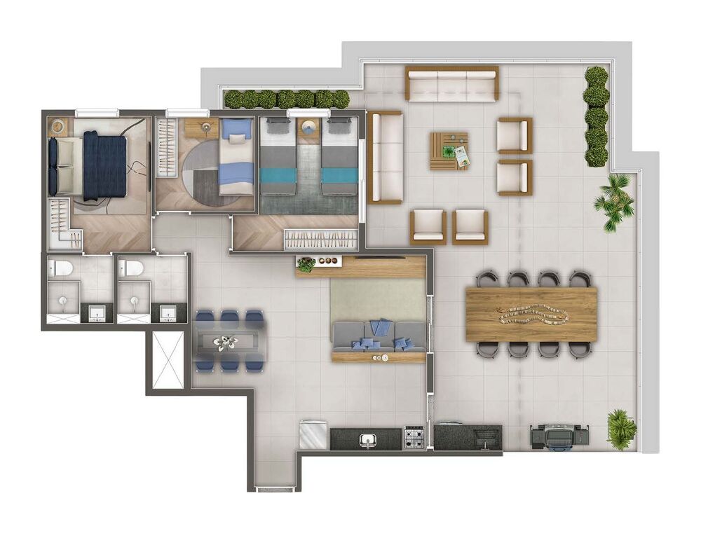 Apartamento, 2 quartos, 49 m² - Foto 6