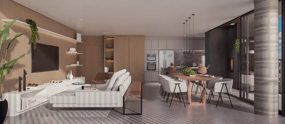 Apartamento à venda com 3 quartos, 136m² - Foto 2