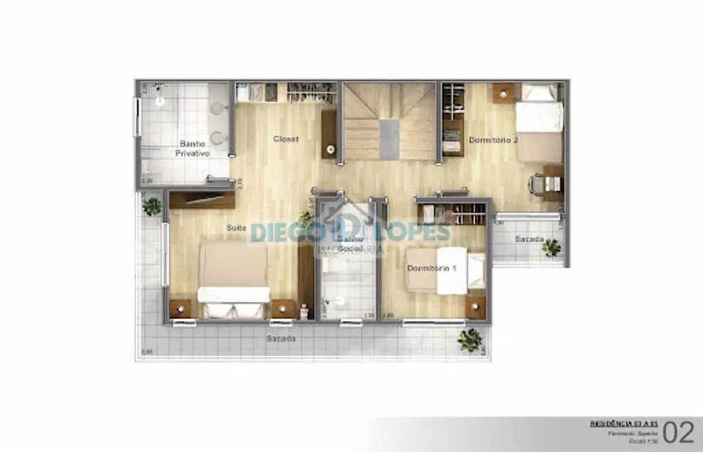 Sobrado, 3 quartos, 149 m² - Foto 3
