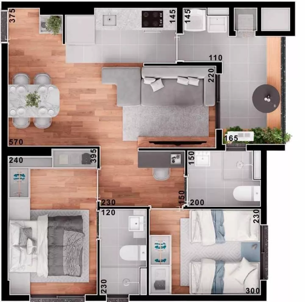 Apartamento à venda com 1 quarto, 28m² - Foto 2