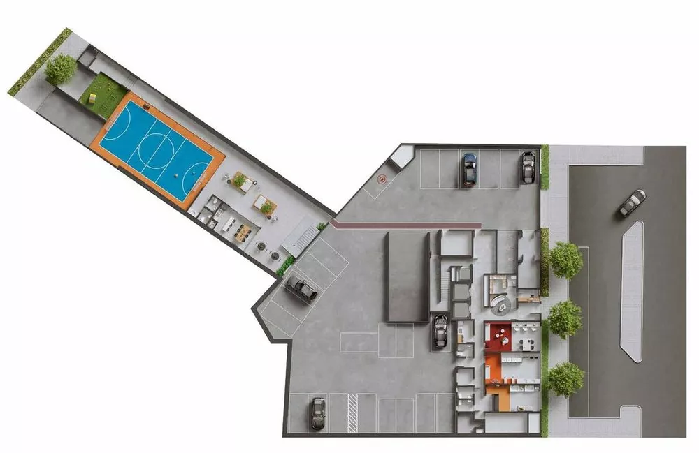 Apartamento à venda com 1 quarto, 28m² - Foto 3