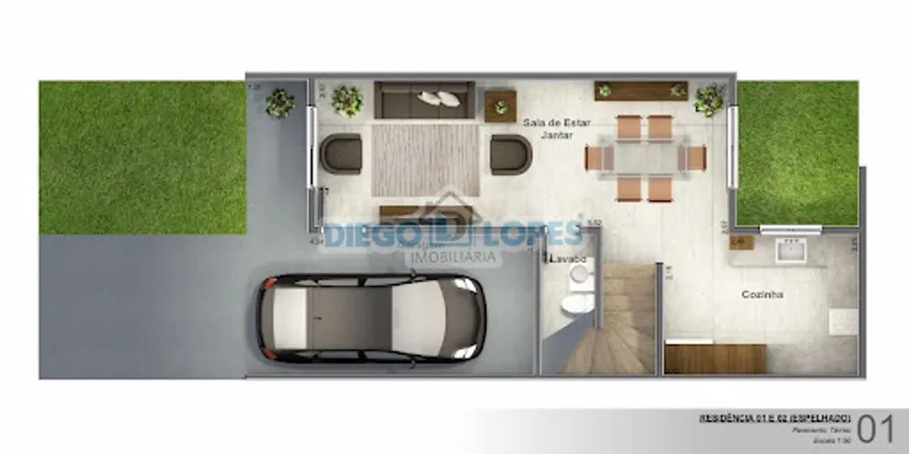 Sobrado, 3 quartos, 143 m² - Foto 2