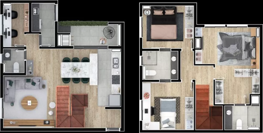 Cobertura à venda com 3 quartos, 114m² - Foto 2