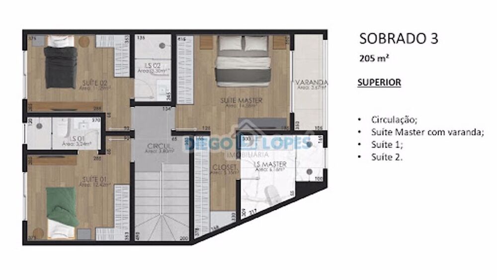 Sobrado, 3 quartos, 205 m² - Foto 34