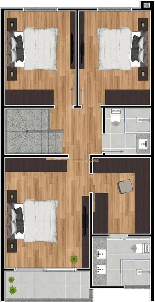 Sobrado, 3 quartos, 170 m² - Foto 12