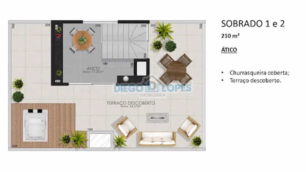 Sobrado, 3 quartos, 210 m² - Foto 1