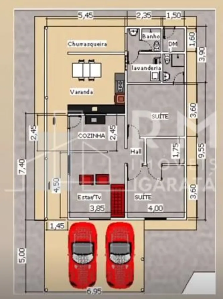 Chácara, 2 quartos, 2810 m² - Foto 8