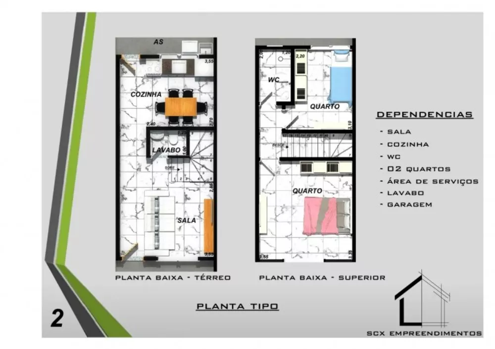 Casa de Condomínio, 2 quartos - Foto 3