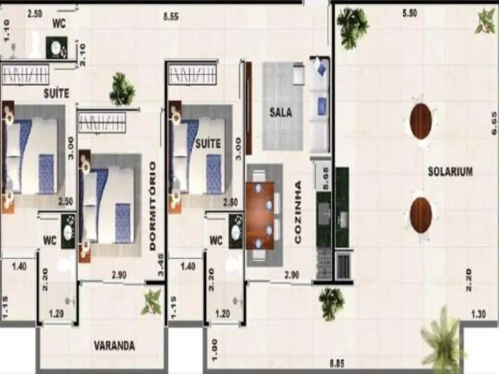 Apartamento, 1 quarto, 70 m² - Foto 4