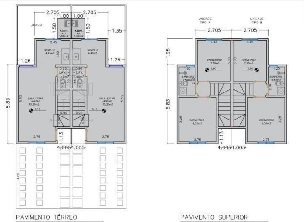 Sobrado, 2 quartos, 55 m² - Foto 12