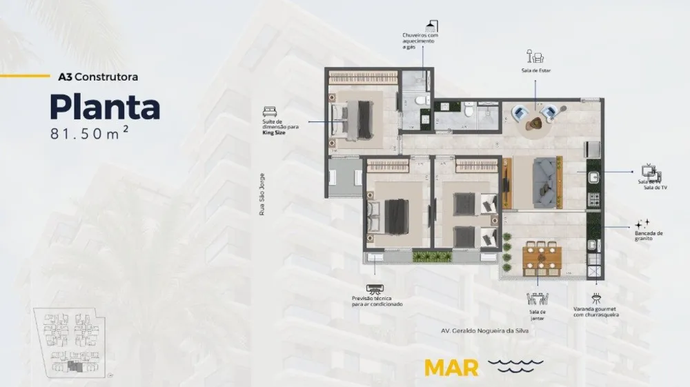 Apartamento, 2 quartos, 59 m² - Foto 9