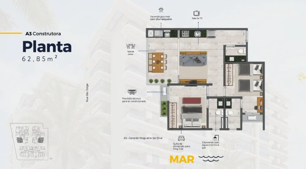Apartamento, 2 quartos, 59 m² - Foto 10