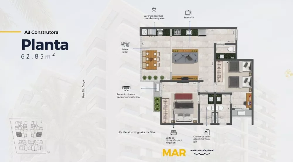 Apartamento, 2 quartos, 59 m² - Foto 4