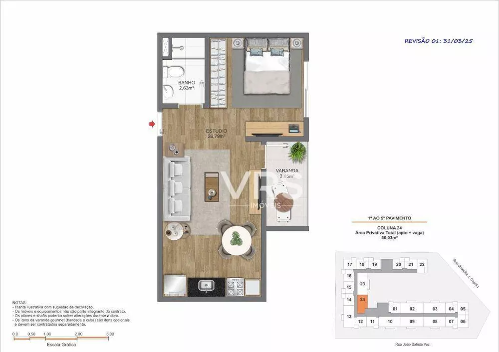 Apartamento, 1 quarto, 28 m² - Foto 7