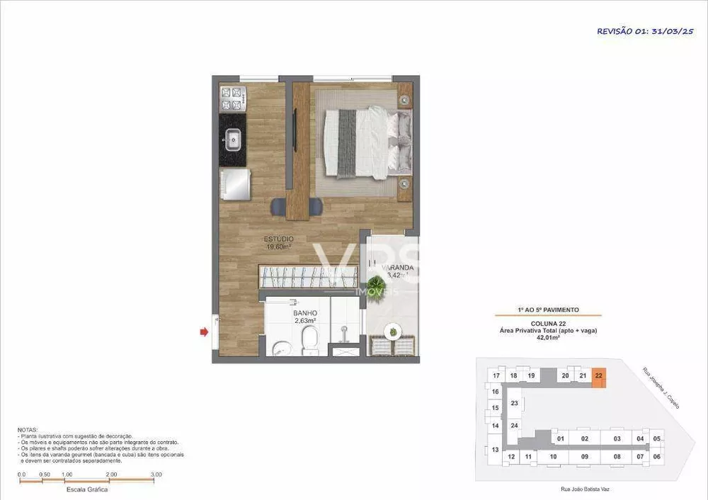 Apartamento, 1 quarto, 28 m² - Foto 14