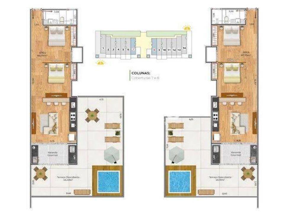 Apartamento à venda com 1 quarto, 46m² - Foto 10