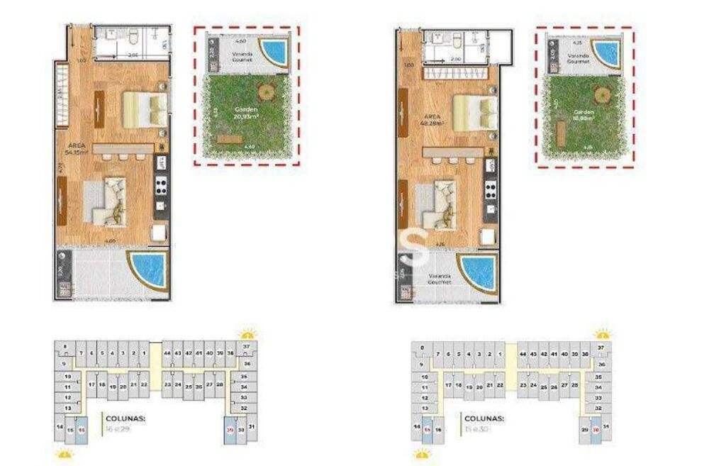 Apartamento à venda com 1 quarto, 46m² - Foto 7