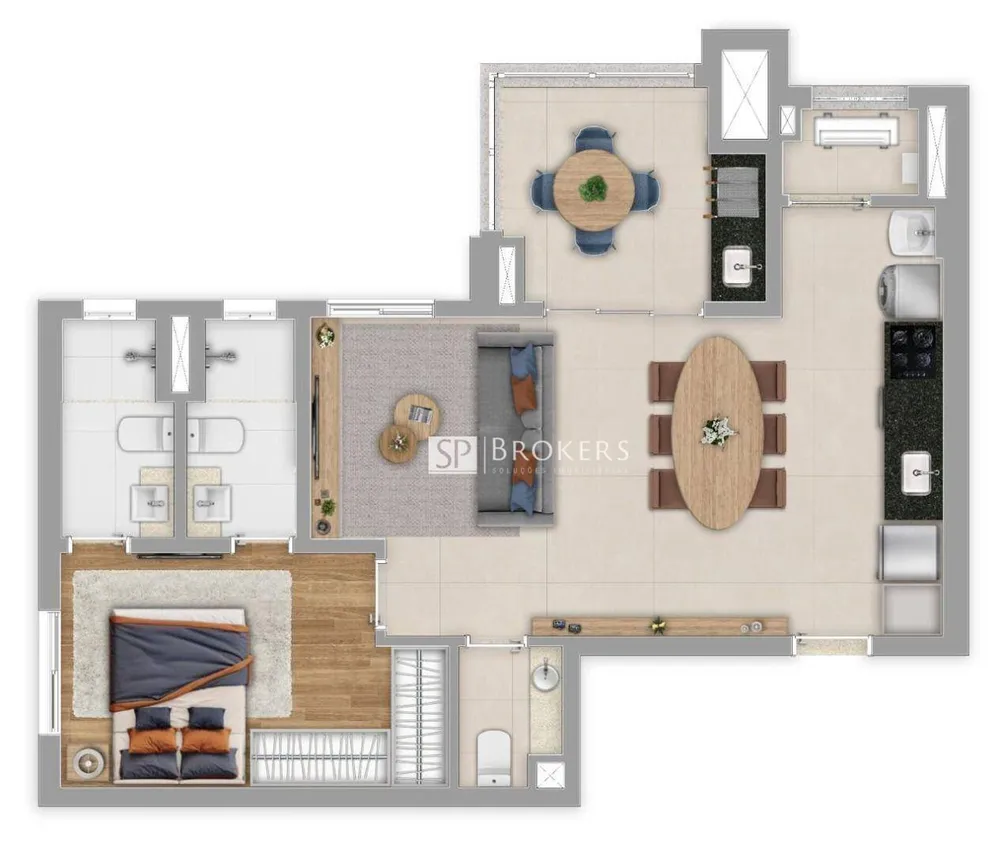 Apartamento, 2 quartos, 67 m² - Foto 4