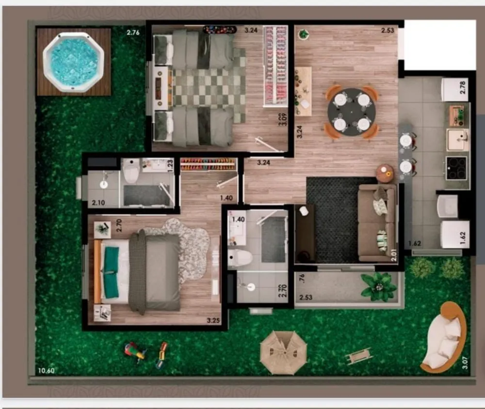 Apartamento, 2 quartos, 94 m² - Foto 2