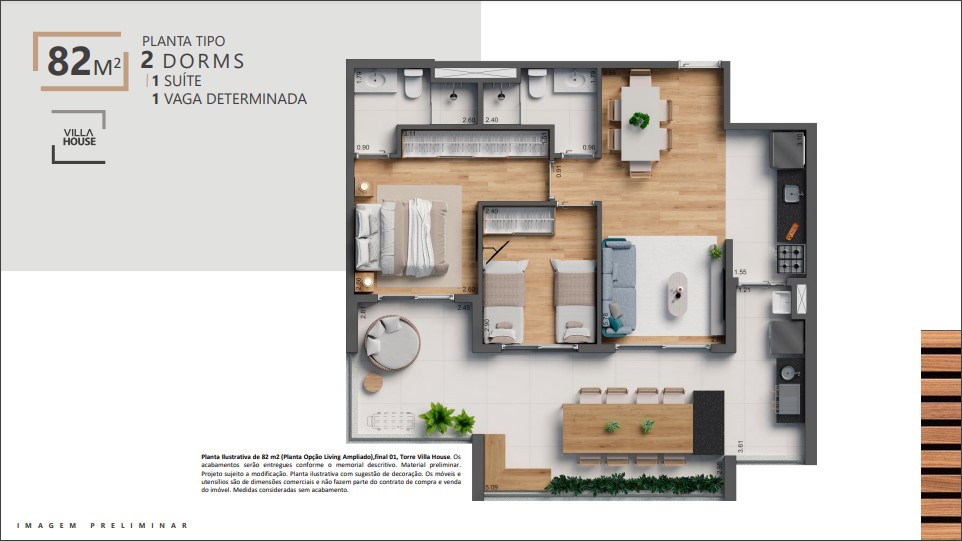 Apartamento à venda com 3 quartos, 97m² - Foto 5