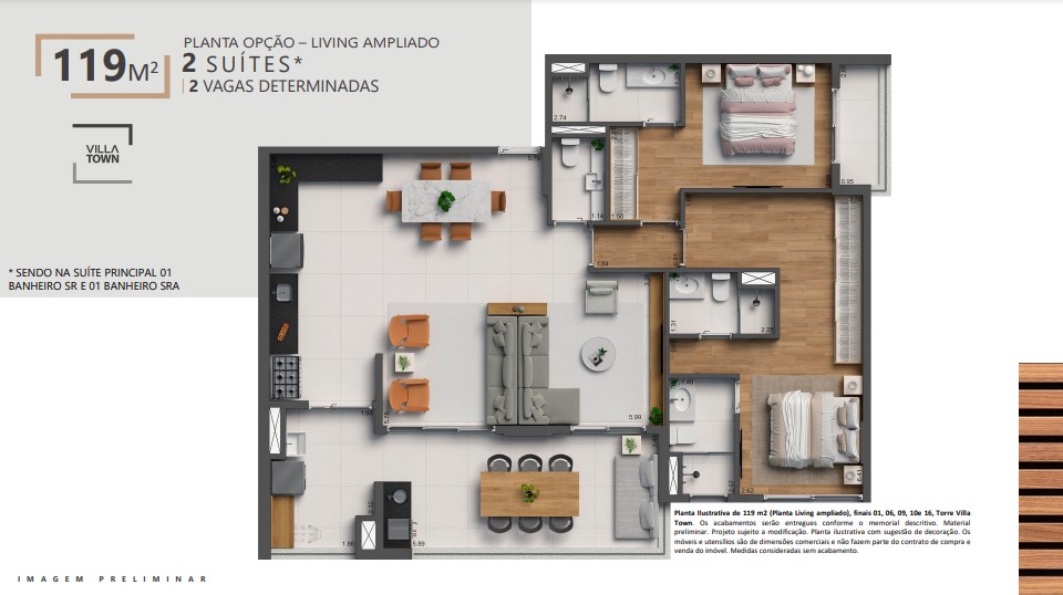 Apartamento à venda com 3 quartos, 97m² - Foto 8