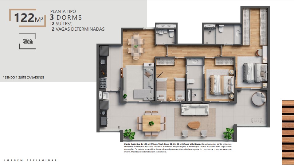 Apartamento à venda com 3 quartos, 97m² - Foto 3