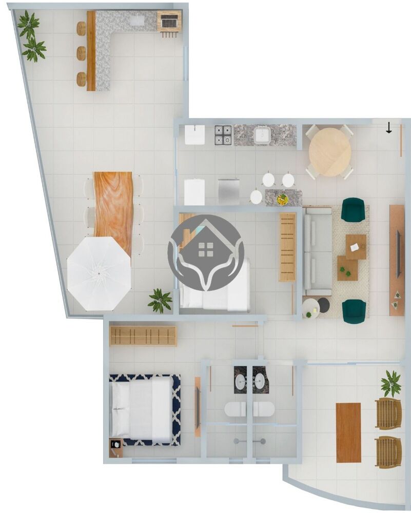 Apartamento, 2 quartos, 52 m² - Foto 7