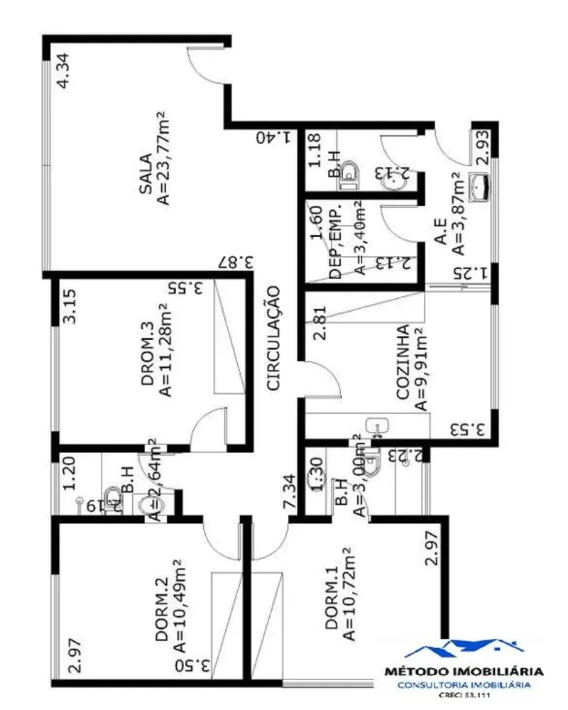 Casa, 2 quartos, 124 m² - Foto 1