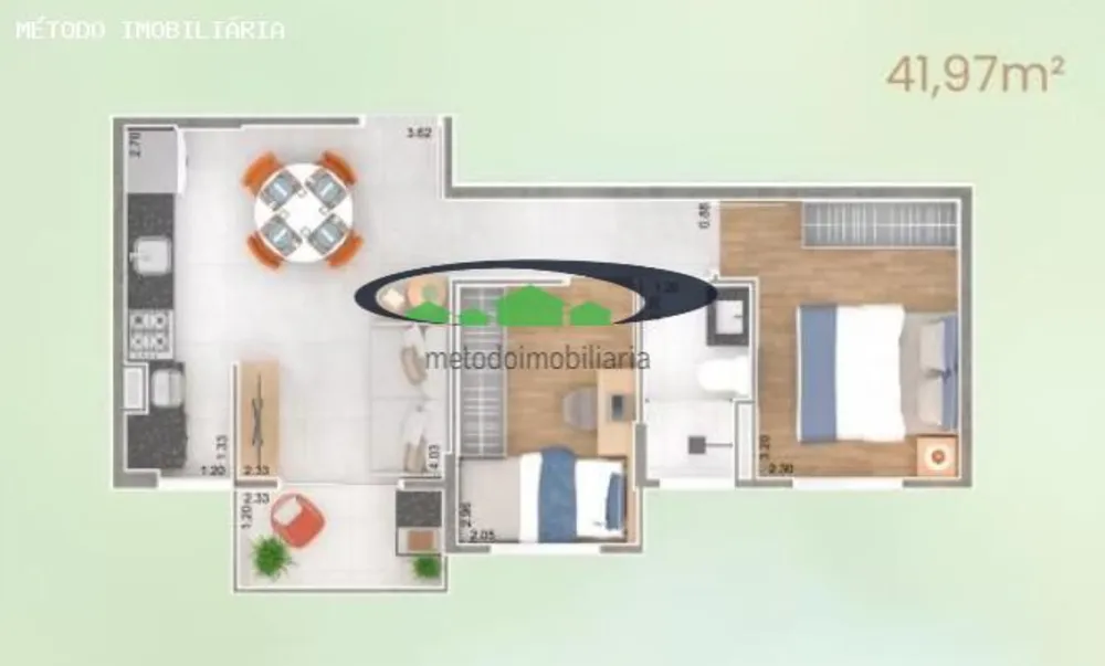 Apartamento, 2 quartos, 42 m² - Foto 12