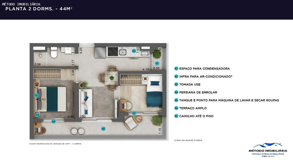Apartamento, 1 quarto, 26 m² - Foto 8