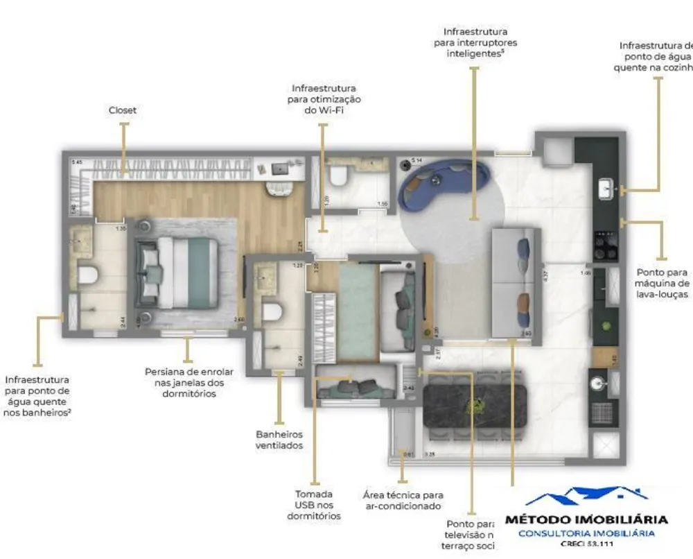Apartamento, 3 quartos, 90 m² - Foto 10