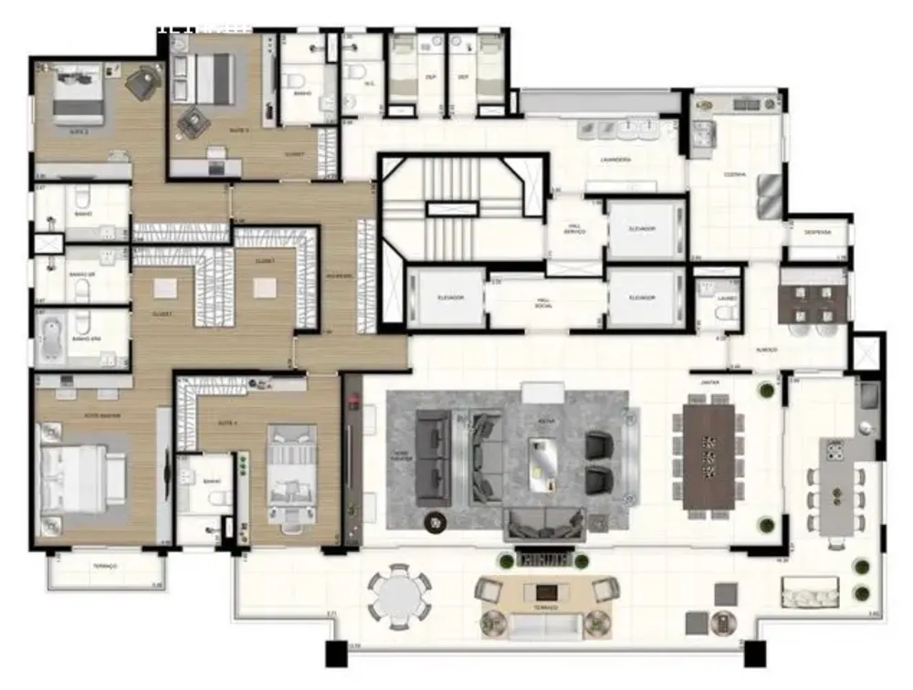 Casa, 4 quartos, 400 m² - Foto 11