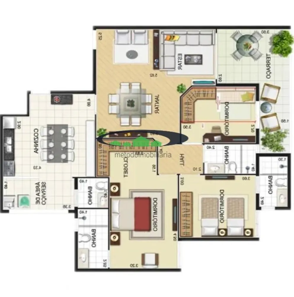 Casa, 3 quartos, 130 m² - Foto 12