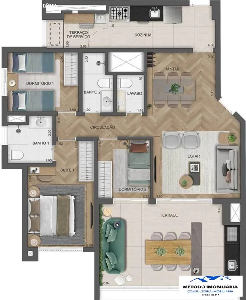 Casa, 3 quartos, 105 m² - Foto 5