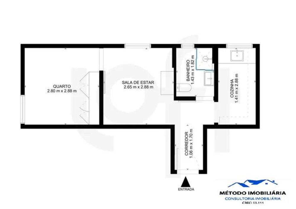 Apartamento, 1 quarto, 32 m² - Foto 2