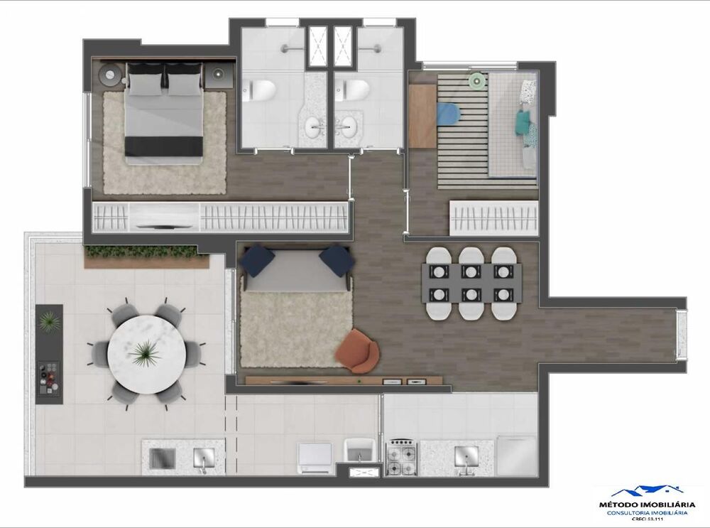 Apartamento, 1 quarto, 40 m² - Foto 12