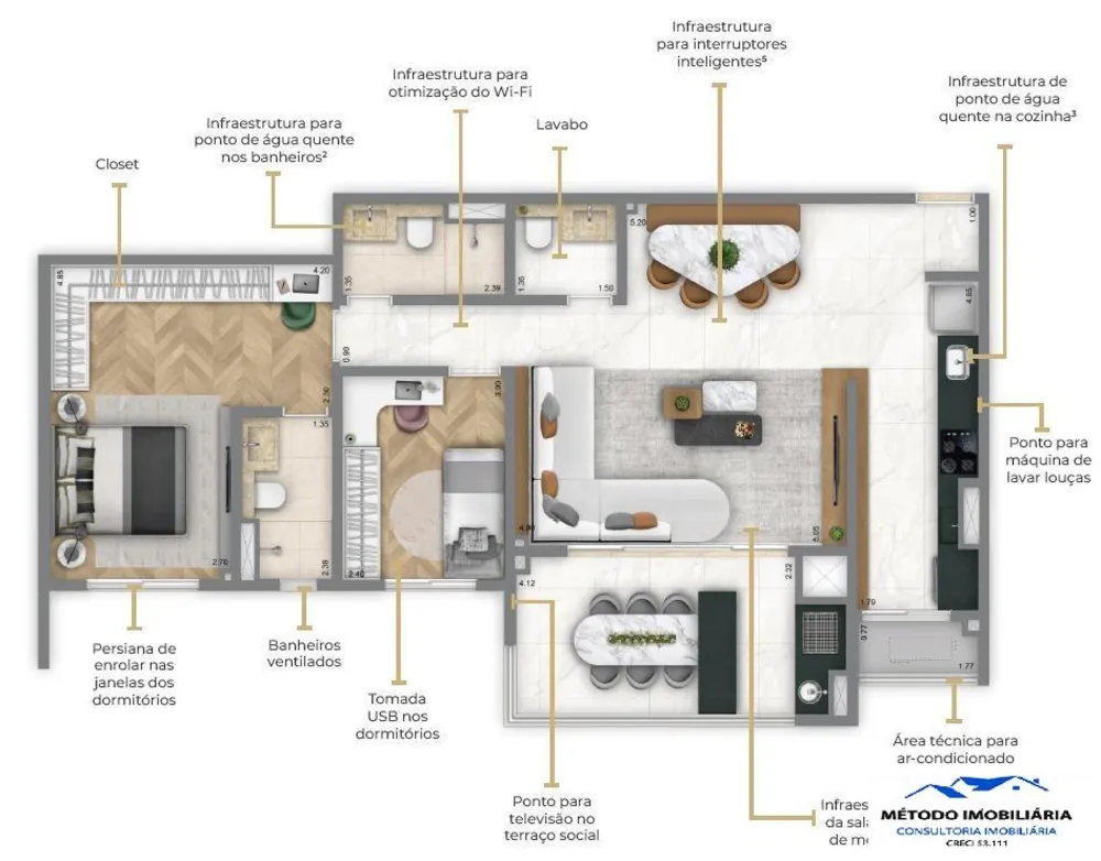 Apartamento, 3 quartos, 126 m² - Foto 12