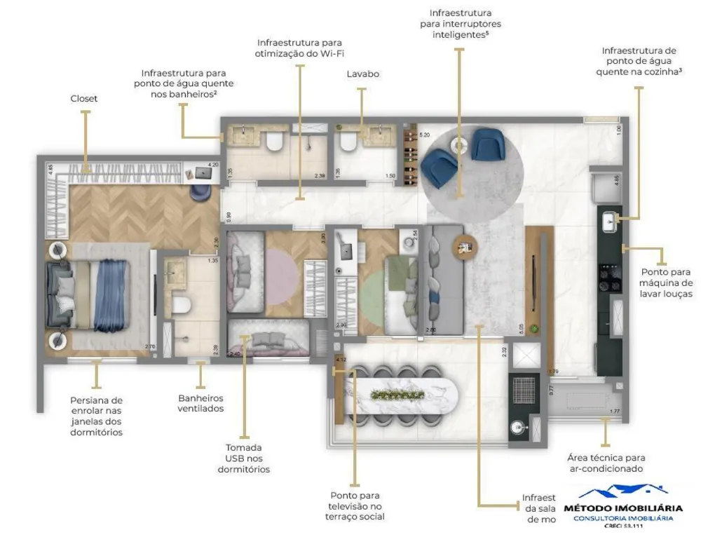 Apartamento, 3 quartos, 126 m² - Foto 11