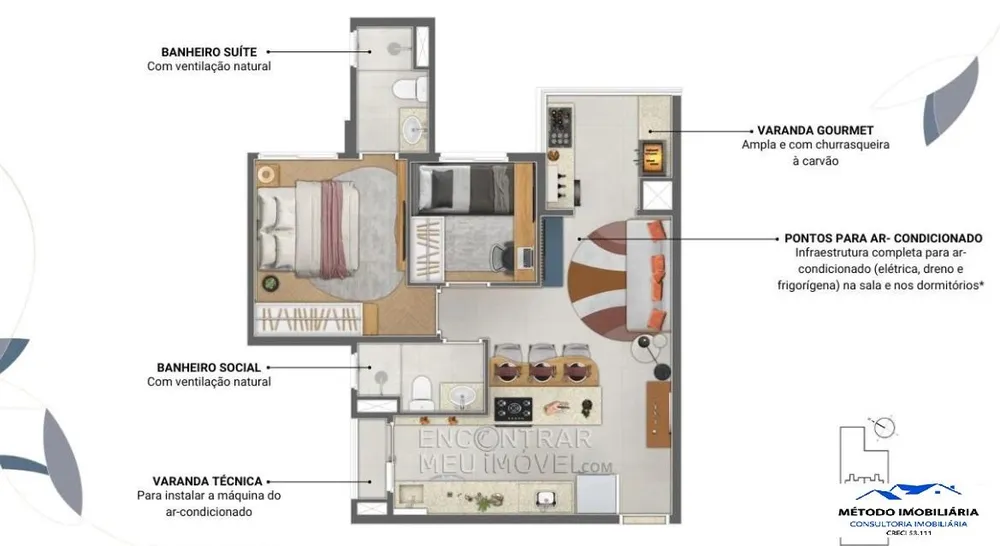 Apartamento, 2 quartos, 54 m² - Foto 16