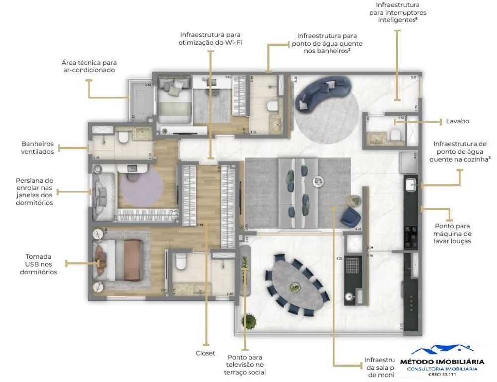 Apartamento, 3 quartos, 104 m² - Foto 11